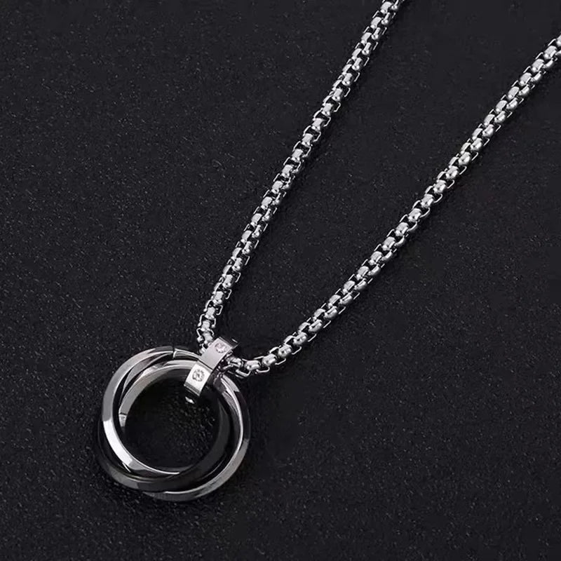 Love and Deepspace Rafayel Choker Necklace | Cosplay Round Pendant | Black White Unisex Jewelry | Game-Inspired Accessory Gift