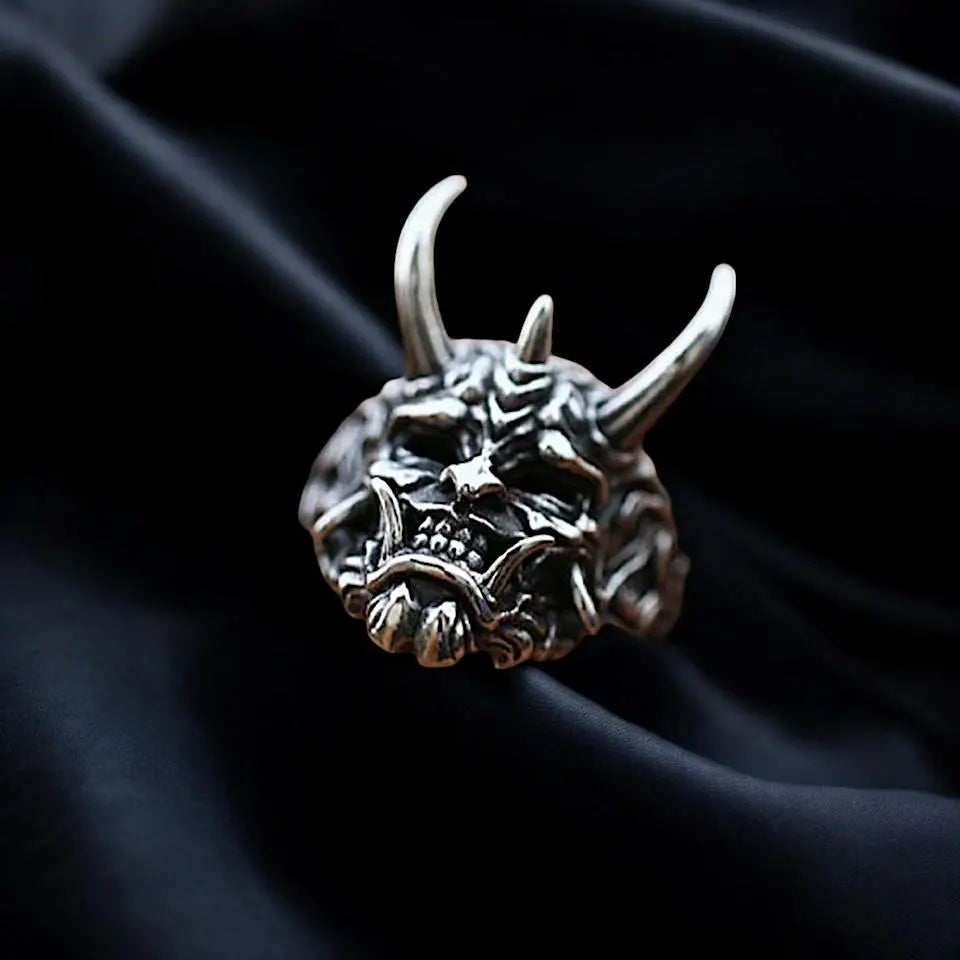 Oni Hannya Mask Ring