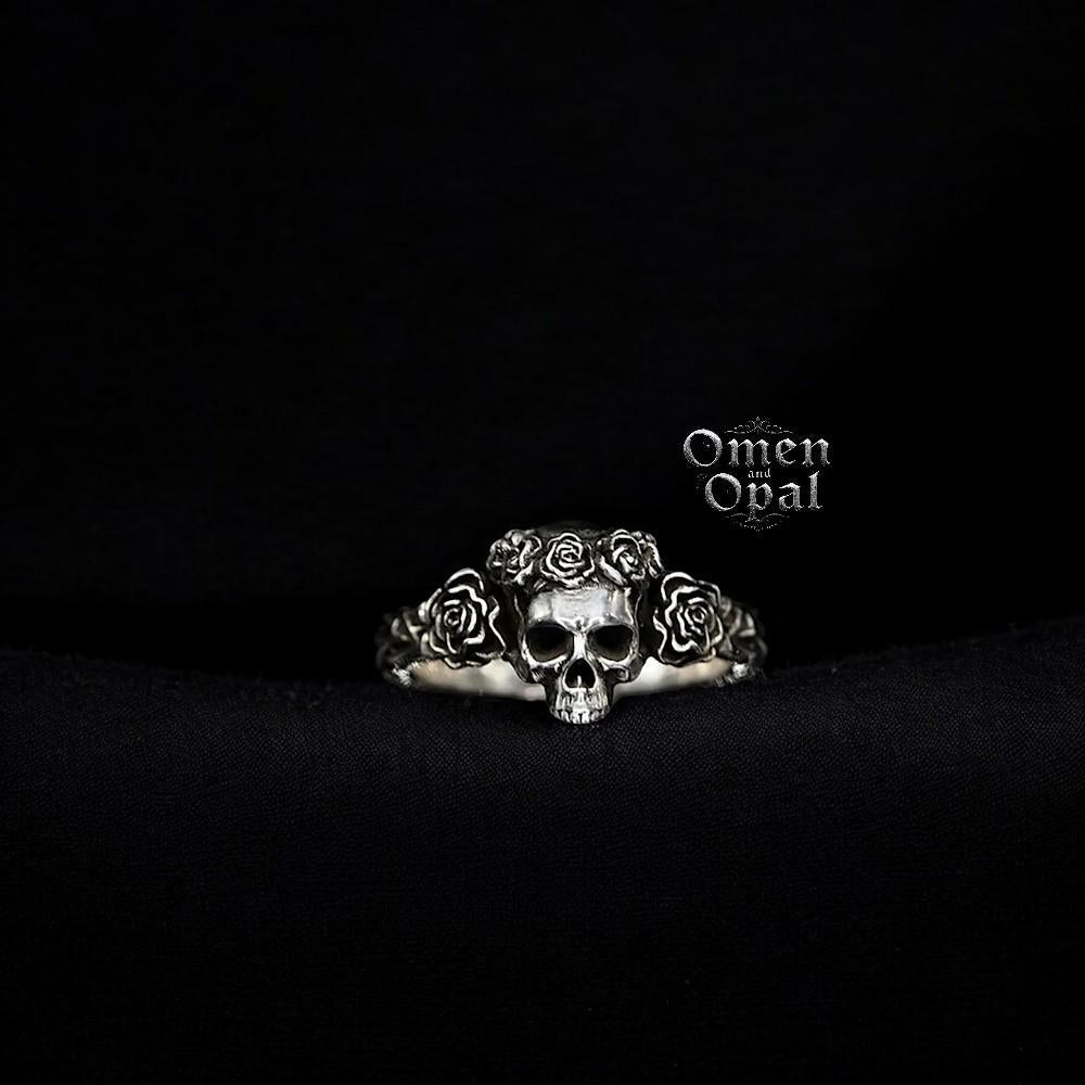 Rose Skull Ring