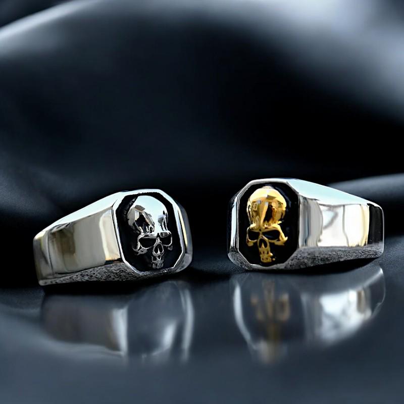 Celtic Skull Stainless Steel Ring
