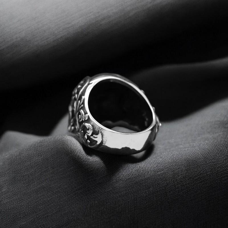 Half Skull Stainless Steel Ring