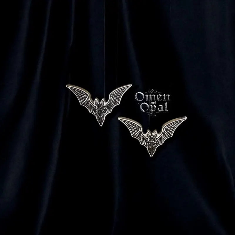 Bat Collar Enamel Pin Set
