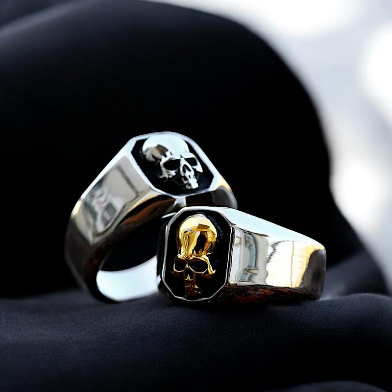 Celtic Skull Stainless Steel Ring