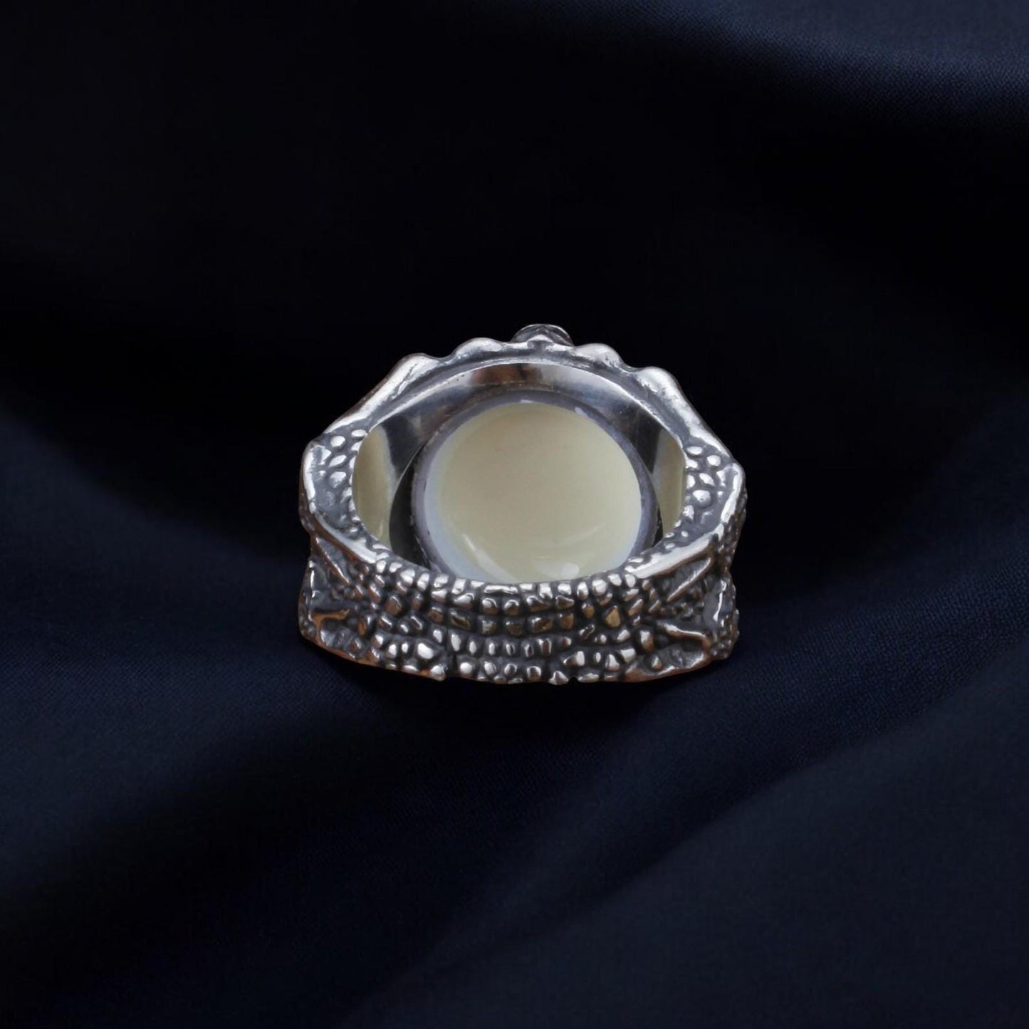 Evil Spirit Skull Eye Ring | Stainless Steel Gothic Ring | Dark Fantasy Jewelry | Celtic Skull Ring | Occult Biker Ring | Gift for Him & Her