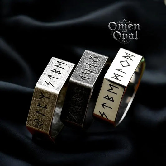 Hexagon Viking Ring