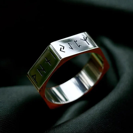 Hexagon Viking Ring
