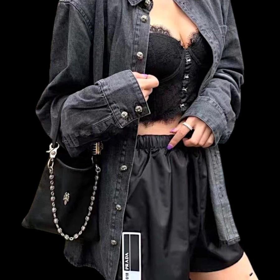 CH Ball Wallet Chain S Hook, CH Handmade Punk Cross Wallet Chain, CH Gothic Biker Jean Chain, Retro Hip Hop Bag Chain, Unisex Alt Gift