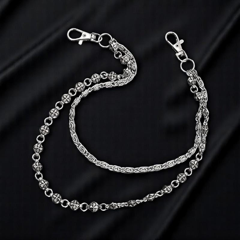 Double Layer Belt Chain | Punk Jeans Chain | Concert Pocket Chain | Metal Pants Chain Gift | Edgy Streetwear Accessory