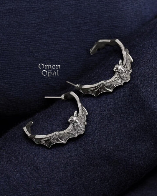 Dazzling Bat Earrings